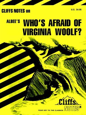 cover image of CliffsNotes on Albee's Who's Afraid of Virginia Woolf